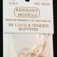 Kerroby Models - HD 3834 - 38' Loco & Tender Buffers