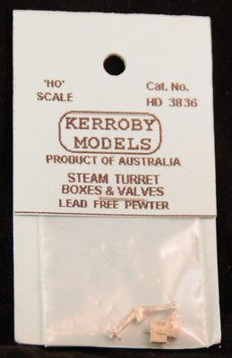 Kerroby Models - HD 3836 - Steam Turret Box & Valves