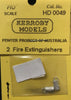 Kerroby Models - HD49 -2 Fire Extinguishers