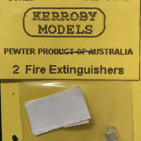 Kerroby Models - HD49 -2 Fire Extinguishers