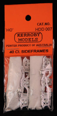 Kerroby Models - HDD 007 -  NSWR 40 Class Bogie Sideframes White Metal Parts