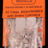 Kerroby Models - HDD 011 -  42 Class Sideframes with Brake Cylinders