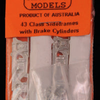 Kerroby Models - HDD 014 -  43 Class Sideframes with Brake Cylinders