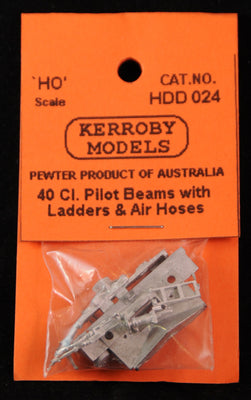 Kerroby Models - HDD 024 -  40 Class Pilot Beams with Ladders & Air Hoses