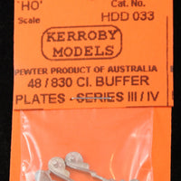 Kerroby Models - HDD 033 -  48/830 Class Buffer Plates Series III/IV