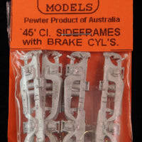 Kerroby Models - HDD 034 -  45 Class Sideframes with Brake cylinders