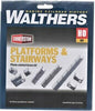 WALTHERS: PLATFORM & STAIRWAYS KITS #933-2939 ETCHED BRASS KIT HO