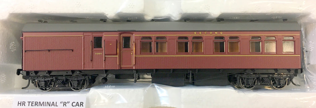 R - HR TERMINAL - - 2nd CLASS CAR INDIAN RED FROM THE R Type Sets Casula Hobbies: RTR** HR1235