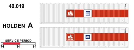 SDS Models 40' ft Holden Jumbo Containers: Twin Packs A; #40.019