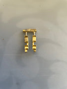 3817 - C38 NSWGR Steam Locomotive Front Tender Steps (1 set) - Ozzy Brass