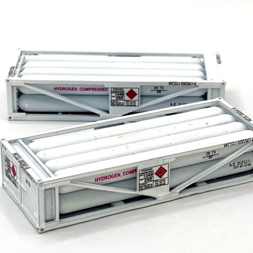 Compressed Gas Storage Containers CON 003 - INFRONT MODELS - 20'0 ISO Compressed Gas Cylinder Container ...