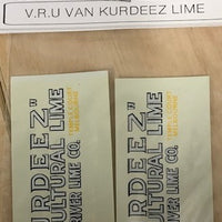 SOAK 32 U Van  - V.R U Van Kurdeez Lime, -  HO Decal