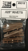 TICHY: #8018 .25' RIVETS 200 PCS