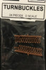 TICHY: #2004 TURNBUCKLES  24PCS  O SCALE