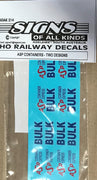 214 HO DECAL for ASP CONTAINERS - TWO DESIGNS - SOAK