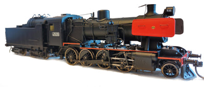 J CLASS 535 Oil Burner, footplate edge black :  J535, Ixion Model Railways - Victorian Railways 2-8-0 Oil tender versions. NOW IN STOCK