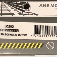 ANE MODEL LC203 Lococruiser DCC HO Standard Decoder (With 21 Pin Socket) 6 Output non-sound IN STOCK.