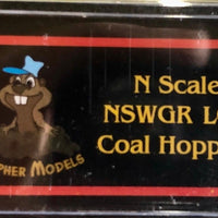 N SCALE - LCH N.S.W.G.R. COAL HOPPERS (SOUTH MAITLAND COAL FEILDS) "GOPHER MODELS" 001 N Scale.
