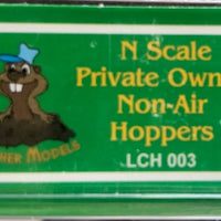 N SCALE - "A" Private Owner Non-Air Coal Hoppers LCH type (FIVE HOPPER PACK) SOUTH MAITLAND COAL FEILDS. "GOPHER MODELS" N Scale 003.