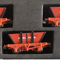 N SCALE  "PELTON" Private Owner Non-Air Coal Hoppers LCH type (FIVE HOPPER PACK) SOUTH MAITLAND COAL FEILDS. "GOPHER MODELS" N Scale 006.