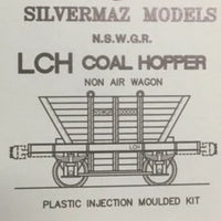 SILVERMAZ Model Railways : "LCH" 4 Wheel coal hopper wagon of NSWGR HO Kits.