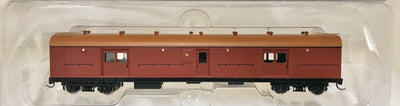 LH0 1614 TUSCAN with NAVY ROOF Passenger Brake Van of the N.S.W.G.R. from Casula Hobbies Model Railways
