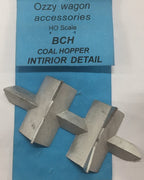 INTERIOR - BCH "INTERIOR DETAIL" for BCH COAL HOPPER Wagon suits AR WAGONS (1)  NSWGR - OZZY DETAILING PART