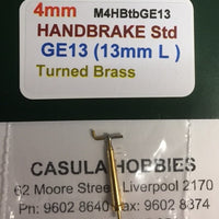 Tender Handbrake GE13 (13 mm long machined brass # M4HBtbGE13 MARKITS *