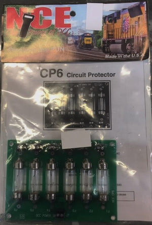 NCE: CP6 Circuit Protector six output circuit protector. (#5240227)