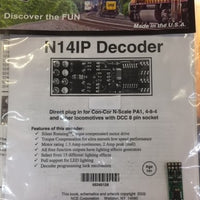 NCE; N14IP Decoder SUITS Austrains 47, 49, NR Late Model 29 x 11 mm 8 pin plug in. #5240128
