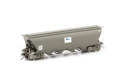 NGH-19 NGPF GRAIN HOPPER, WITH ROOF WALK WAY - WAGON GRIME WITH FADED L7 LOGOS - 4 CAR PACK AUSCISION*