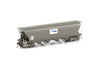 NGH-21 NGPF GRAIN HOPPER, WITH ROOF WALK WAY - WAGON GRIME WITH WHITE FREIGHT RAIL GRAIN LOGOS - 4 CAR PACK AUSCISION*