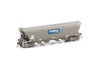 NGH-28 NGPF GRAIN HOPPER, WITH GROUND OPERATED LIDS - WAGON GRIME WITH FREIGHTCORP LOGOS - 4 CAR PACK AUSCISION*