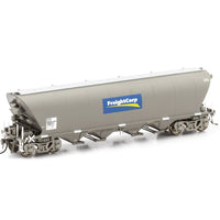 NGH-29 NGPF GRAIN HOPPER, WITH GROUND OPERATED LIDS - WAGON GRIME WITH FREIGHTCORP LOGOS - 4 CAR PACK AUSCISION**