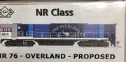 NR76 SOUND "THE OVERLAND" PROPOSED Locomotive By SDS MODELS cat, @543 DCC SOUND NEW