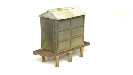 DET 016 - INFRONT MODELS-  RELAY HUT - NSW Asbestos & Cast Concrete 2 Panel Relay Hut kit