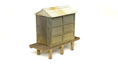 IFM 34 - RELAY HUT - NSW Asbestos & Cast Concrete 2 Panel Relay Hut kit by InFront Models HO -
