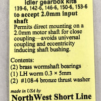 164-6 NWSL 2mm conversion kit  #164-6. *