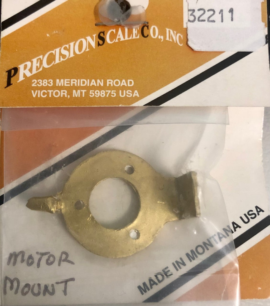 Precision scale 32211 MOTOR MOUNT BRAKET CAST BRASS HO. | Casula Hobbies
