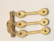 Coupler #98 Wagon Coupler Bar 25mm long 3 pair. -  Ozzy Brass