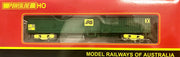 AOBX-534  Bogie Open Wagon AN Green HO Scale. PD-604C Powerline Models