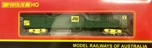 AOBX-534 PLM-PD604C534 Powerline Bogie Open Wagon AN Green HO Scale. "Buy (mix models) two or more post free.