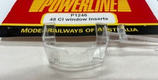 P1246 POWERLINE Parts NSWR 48cl CL WINDOW INSERTS