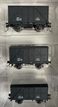 ABV Pk1 : NSWR ABV Biscuit Van -  GREY - IMPERIAL : 3 Vans : 3856, 3893, 13902