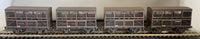 GSV - Pack 2 of four 4 Wheel GSV Sheep Vans : WEATHERED TIMBER WAGONS No's 26566, 26573, 26579, 26585 Casula Hobbies Model Railways RTR.