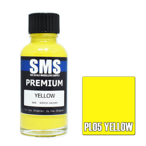 SMS - PL05- Premium Yellow 30ml Acrylic Paint