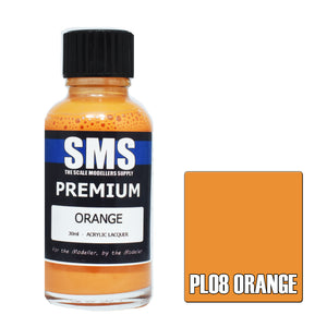 SMS - PL08- Premium Orange 30ml Acrylic Paint