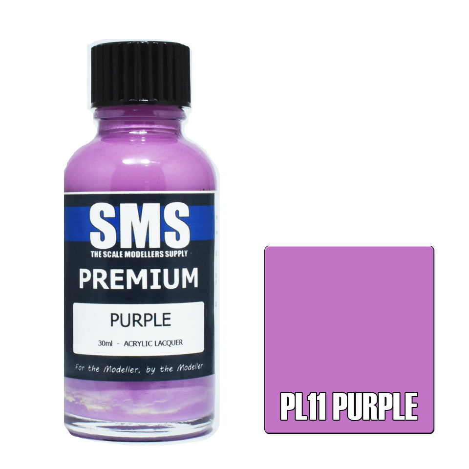 SMS - PL011- Premium Purple  30ml Acrylic Paint