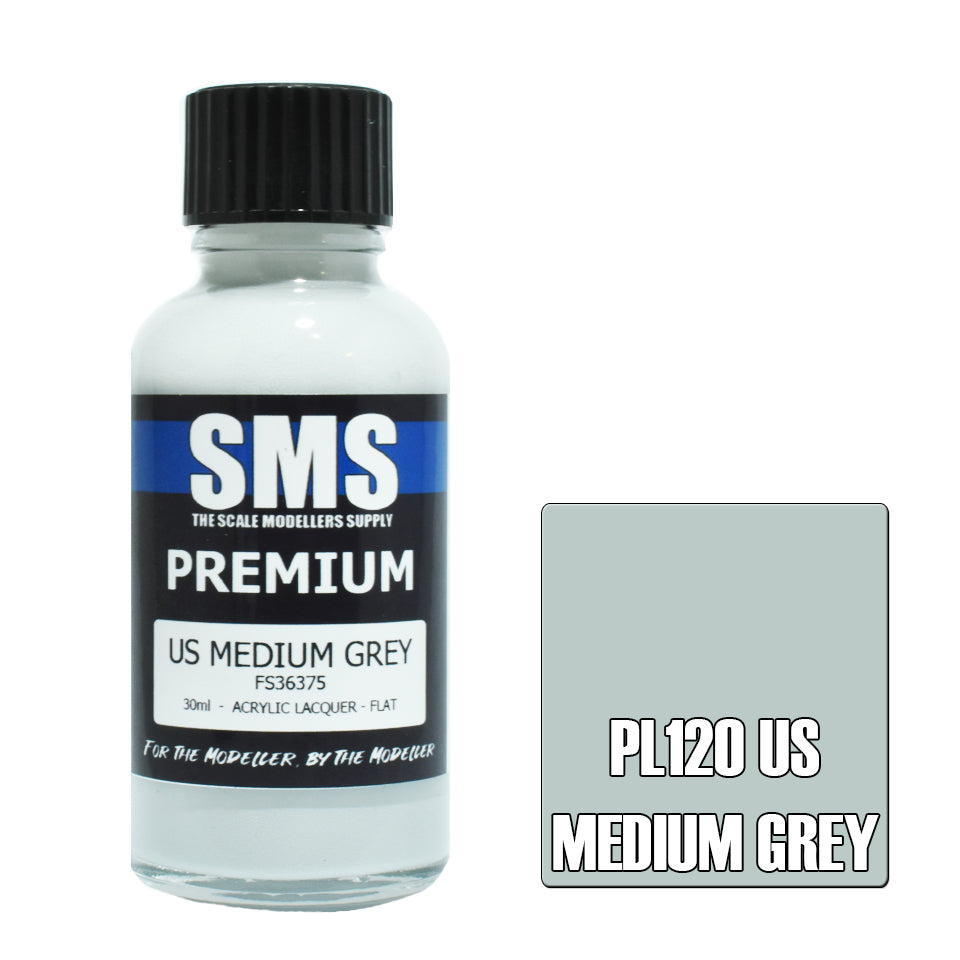 SMS - PL120- US Medium Grey 30ml Acrylic Paint