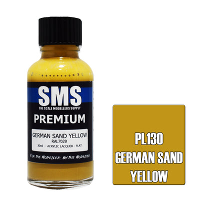 SMS - PL130- Premium German Sand Yellow  30ml Acrylic Paint